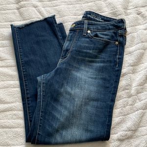 Levi Strauss Signature High-Rise Ankle Straight Jeans